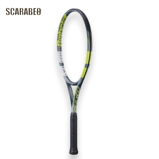 バボラ Evo Aero 硬式テニスラケット BABOLAT 101562-100 G1 G2 初中級者向け グレー 蛍光イエロー 101562-100
