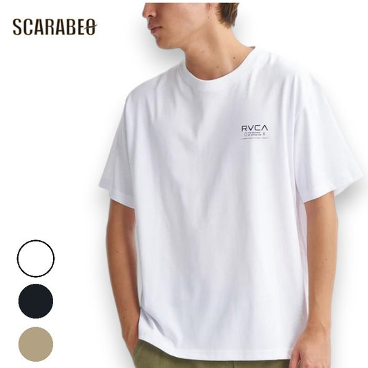 RVCA ルーカ メンズ SPORT STRAIGHT EDGE SS Tシャツ 半袖 速乾 ストレッチ リフレクター トレーニングウェア 2026春夏モデル bg041217
