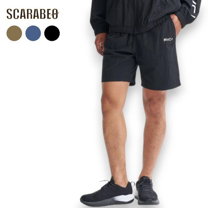 RVCA ルーカ メンズ STATEMENT SHORT PANTS ショートパンツ ナイロン 撥水 ウォークショーツ ドローコード セットアップ対応 2026春夏モデル bg041655