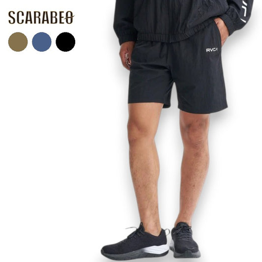 RVCA ルーカ メンズ STATEMENT SHORT PANTS ショートパンツ ナイロン 撥水 ウォークショーツ ドローコード セットアップ対応 2026春夏モデル bg041655