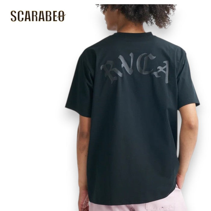 RVCA ルーカ メンズ BACK SIDE OE ARCH SFST SURF TEE ラッシュガード 半袖 水陸両用 速乾 UVカット UPF50+ ストレッチ 2026春夏モデル bg041858