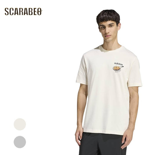 adidas アディダス 半袖Tシャツ メンズ COOKIE E1610 カジュアル スポーツウェア 半袖Tシャツ 男性用 グレー ホワイト KD3932 KD3931 e1610