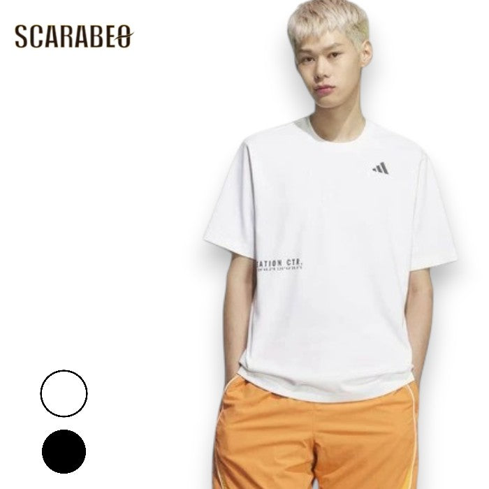 adidas アディダス メンズ 半袖Tシャツ ブランドラブ ルーズフィット ヘビー シングルジャージー SB250 カジュアル スポーツ ビッグシルエット ブラック ホワイト sb250