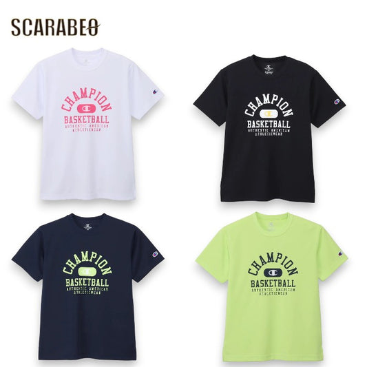チャンピオン ジュニア バスケ Tシャツ 半袖 CK-DB341 吸汗速乾 UVカット 抗菌防臭 Champion バスケットボールウェア キッズ ck-db341