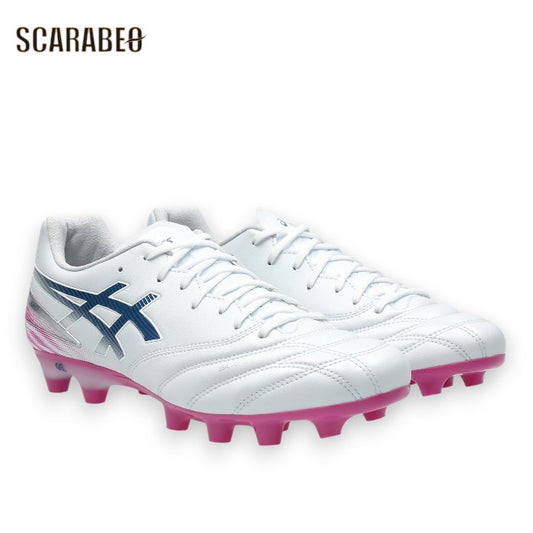 アシックス DS LIGHT PRO サッカースパイク 大人用 スタンダード幅 天然芝 人工芝 土対応 asics 1103A126-101 ホワイト デジタルサクラ DSライト プロ 1103a126-101