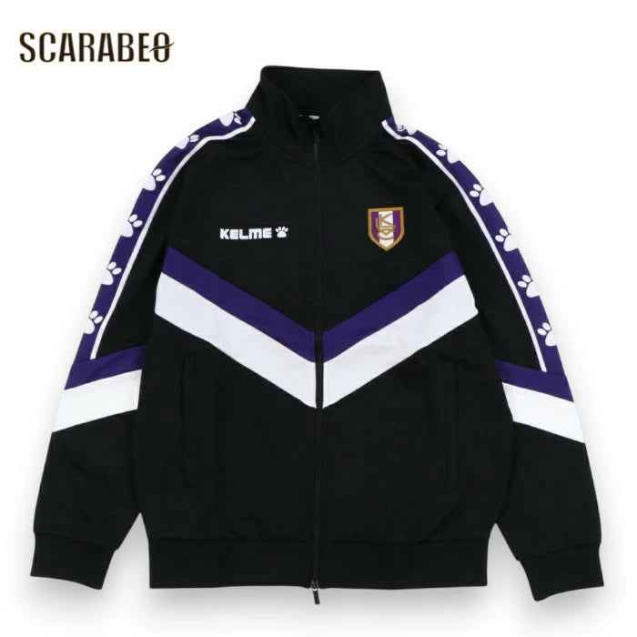 ケルメ GALA トラックジャケット メンズ サッカー フットサル ジャージ KELME KV23S930 トレーニングウェア ブラック kv23s930