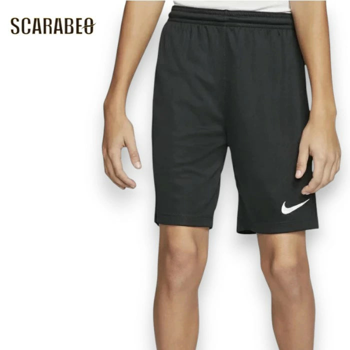 ナイキ NIKE ジュニア サッカー パンツ パーク3 ニットショート NB NI1757 キッズ ハーフパンツ DRI-FIT 吸汗速乾 トレーニングウェア ブラック ホワイト bv6865