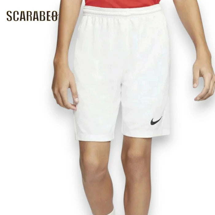 ナイキ NIKE ジュニア サッカー パンツ パーク3 ニットショート NB NI1757 キッズ ハーフパンツ DRI-FIT 吸汗速乾 トレーニングウェア ブラック ホワイト bv6865