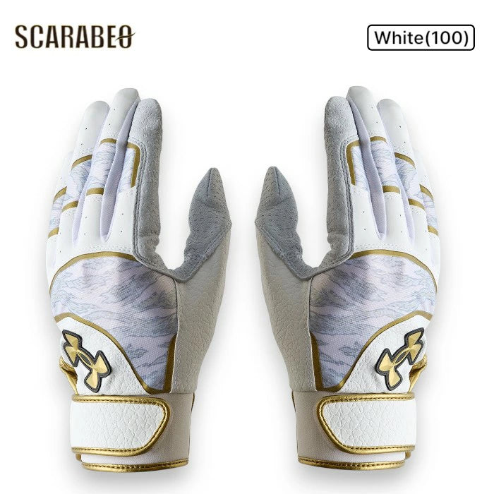 アンダーアーマー バッティンググローブ UAアンディナイアブル プロ 両手用 野球 手袋 打撃用 シープスキン 高グリップ メンズ UNDER ARMOUR 6001006
