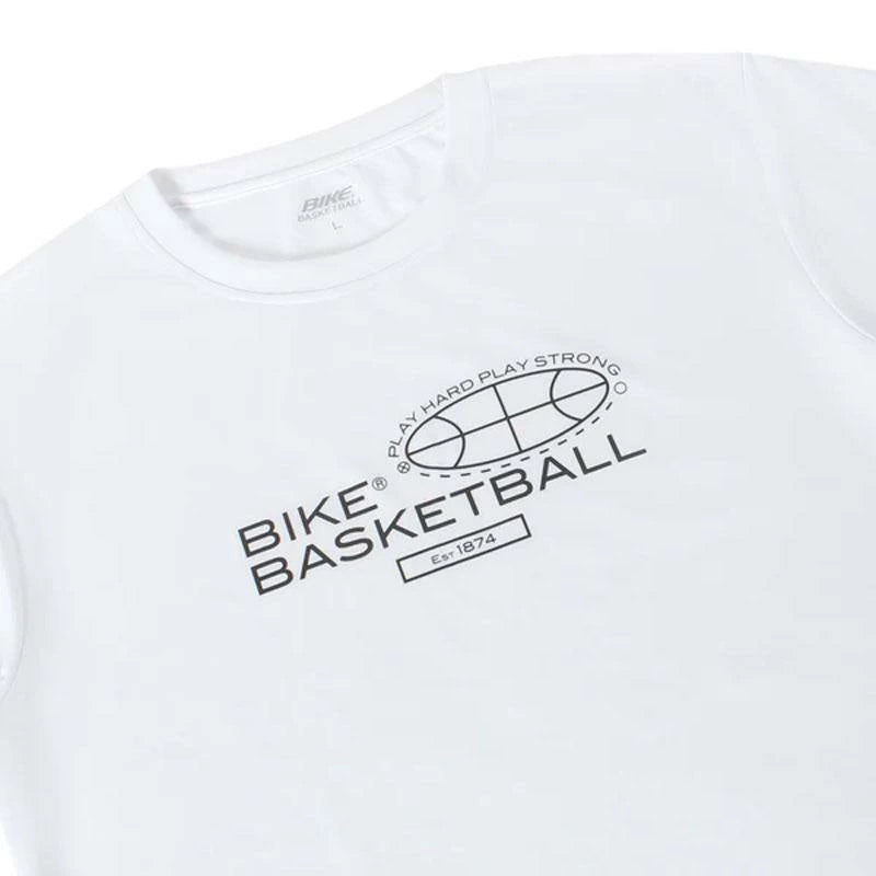 BIKE バイク バスケットボール Tシャツ メンズ 半袖 プラクティスTシャツ BK6700 練習着 吸汗速乾風 ポリエステル bk6700