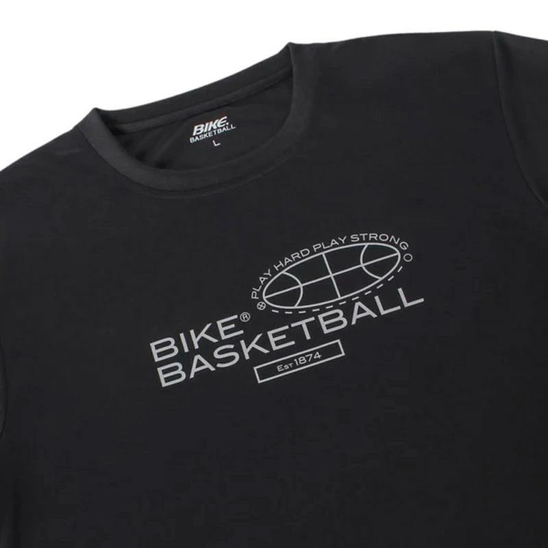 BIKE バイク バスケットボール Tシャツ メンズ 半袖 プラクティスTシャツ BK6700 練習着 吸汗速乾風 ポリエステル bk6700