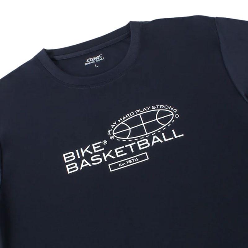 BIKE バイク バスケットボール Tシャツ メンズ 半袖 プラクティスTシャツ BK6700 練習着 吸汗速乾風 ポリエステル bk6700