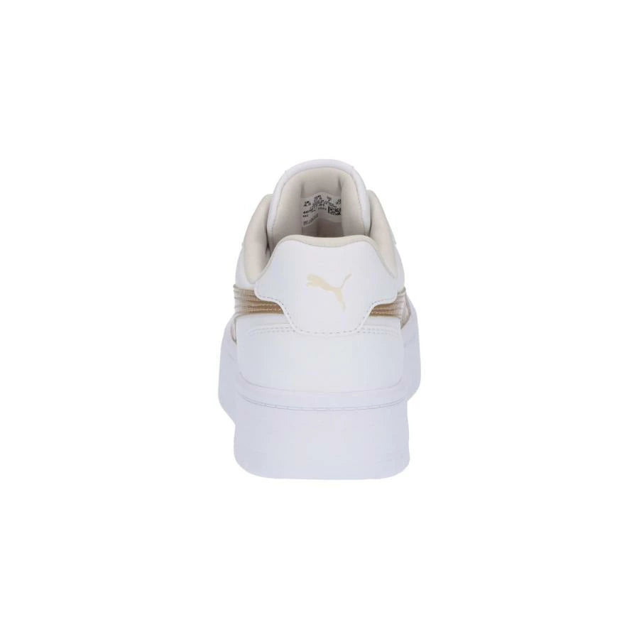 プーマ 厚底スニーカー レディース コートラリースカイメタル 405077-01 ホワイト ゴールド PUMA スニーカー 厚底 シューズ 405077-01