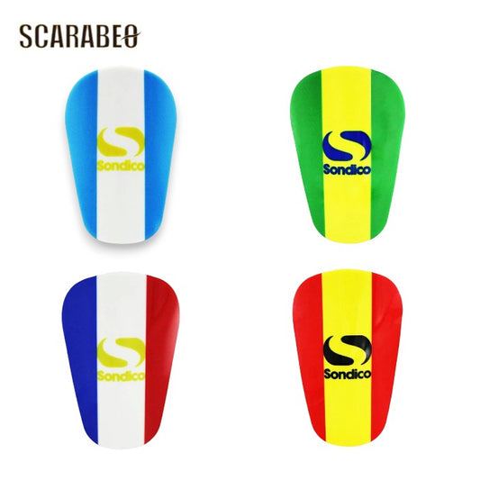 ソンディコ ワールドカップ ミニ シンガード 国旗デザイン Sondico すねあて レガース サッカー フットサル 軽量 コンパクト アルゼンチン ブラジル フランス スペイン 26s855