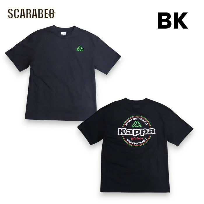 Kappa カッパ 半袖Tシャツ メンズ レディース スポーツTシャツ トレーニングウェア 吸汗速乾 ブラック ネイビー ホワイト 216925