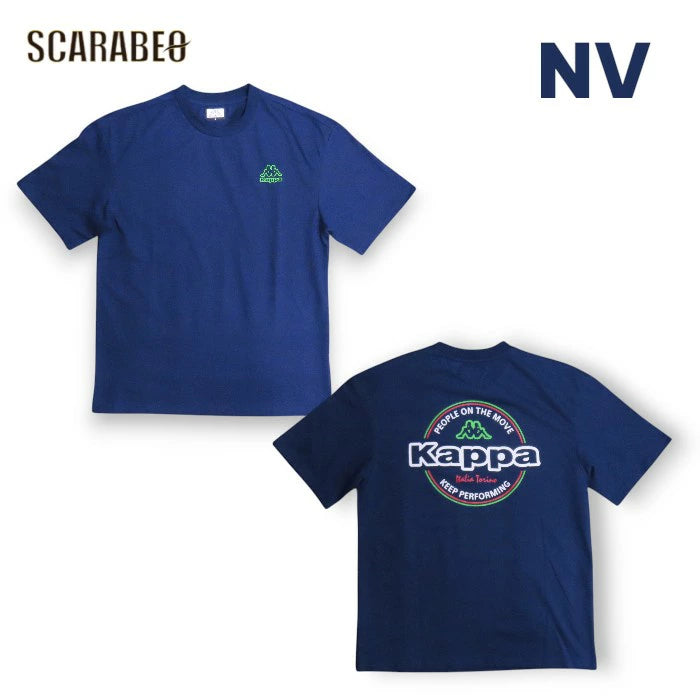 Kappa カッパ 半袖Tシャツ メンズ レディース スポーツTシャツ トレーニングウェア 吸汗速乾 ブラック ネイビー ホワイト 216925