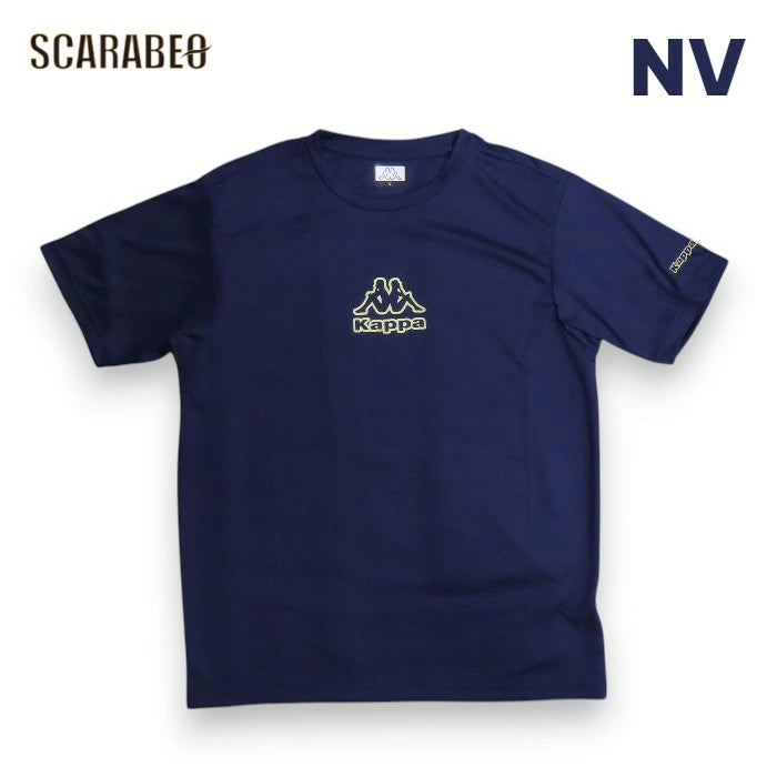 Kappa カッパ 半袖シャツ メンズ レディース スポーツシャツ トレーニングウェア 吸汗速乾 ブラック ネイビー ホワイト 216926