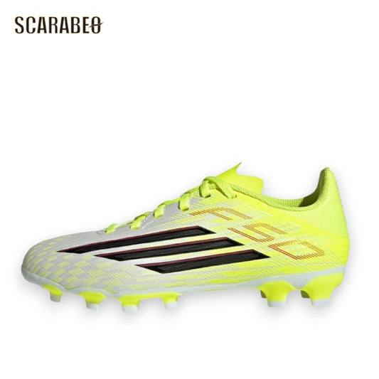 adidas F50 LEAGUE JR9022 ジュニア サッカースパイク キッズ 子供用 マルチグラウンド対応 土 人工芝 軽量 イエロー ブラック jr9022