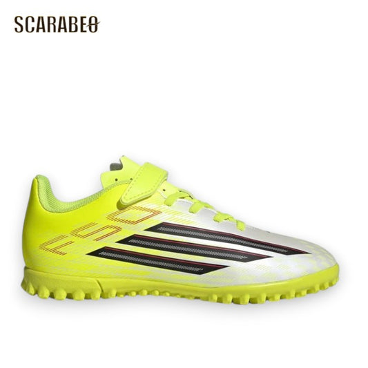 adidas F50 CLUB H&L TF J JS1484 ジュニア トレーニングシューズ サッカー ターフシューズ キッズ 面ファスナー 人工芝対応 ソーラーイエロー js1484