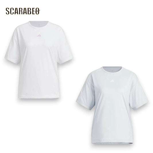 adidas アディダス レディース 半袖Tシャツ TR ES+ qf557 吸汗速乾 ドライ ルーズフィット ストレッチ スポーツウェア 2026SS qf557