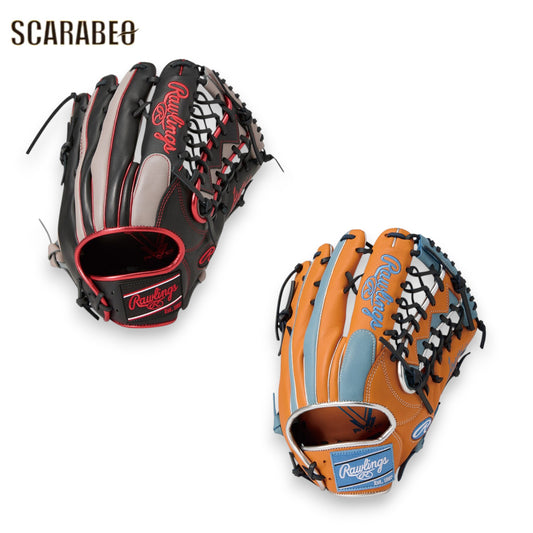 ローリングス ローリングス ソフトボール グローブ HYPER TECH COLORS オールラウンド用 サイズ12.75 即使用 グラブ 大型 Rawlings gs6htcy719