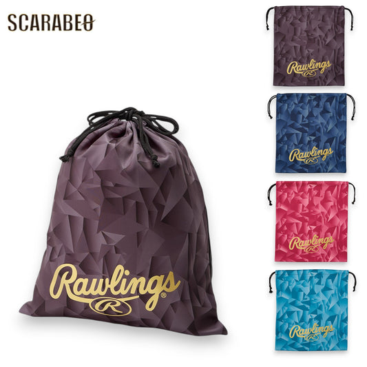 ローリングス トライアングルG グラブ袋 昇華グラフィック グローブ袋 マルチバッグ 40×34.5cm シューズ袋 Rawlings eac16s03
