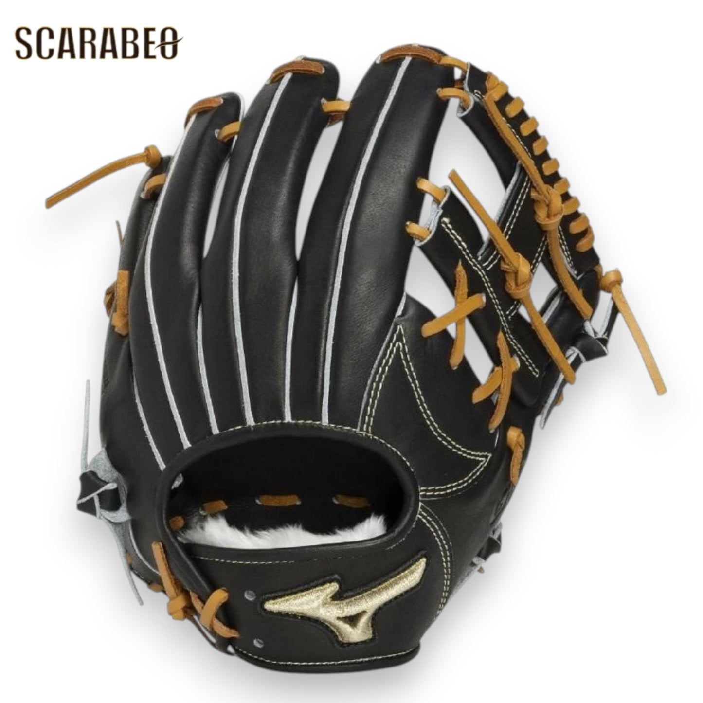 ミズノ グローバルエリート 軟式 グローブ プロフェッショナルセレクション 坂本型 サイズ9 内野手用 ブラック×コルク 軟式グラブ 1ajgr34203-0949