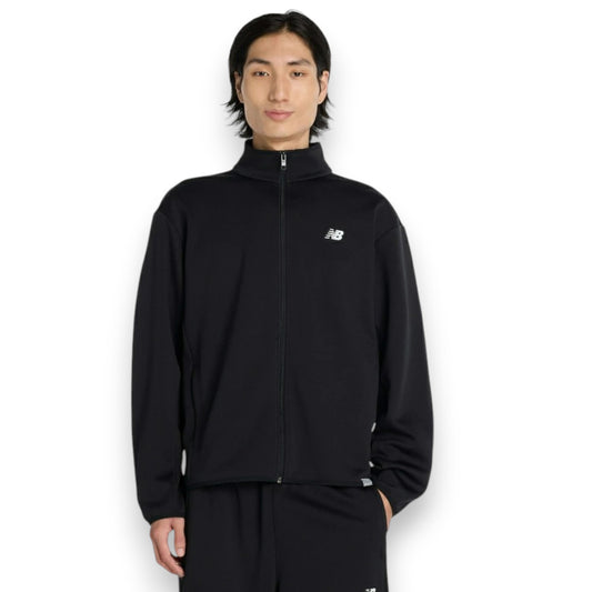 New Balance ニューバランス ニットトラックジャケット メンズ トレーニングウェア フルジップ ジャージ アウター スポーツウェア ランニング カジュアル 2026SS mj61h8ov
