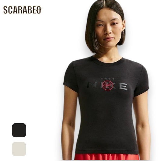 ナイキ レディース 半袖Tシャツ クロップド丈 チル ニット モッドクロップド Tシャツ NIKE カジュアル トップス ストレッチ ショート丈 im3097