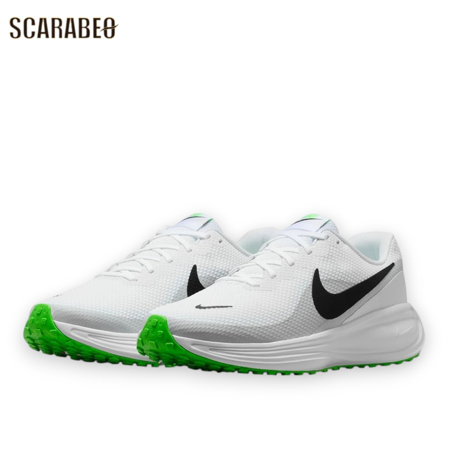 Nike ナイキ レボリューション 8 メンズ ランニングシューズ ジョギング マラソン 初心者 クッション 通気性 軽量 ウォーキング 白 ホワイト 運動靴 ロードランニング hj9198-105