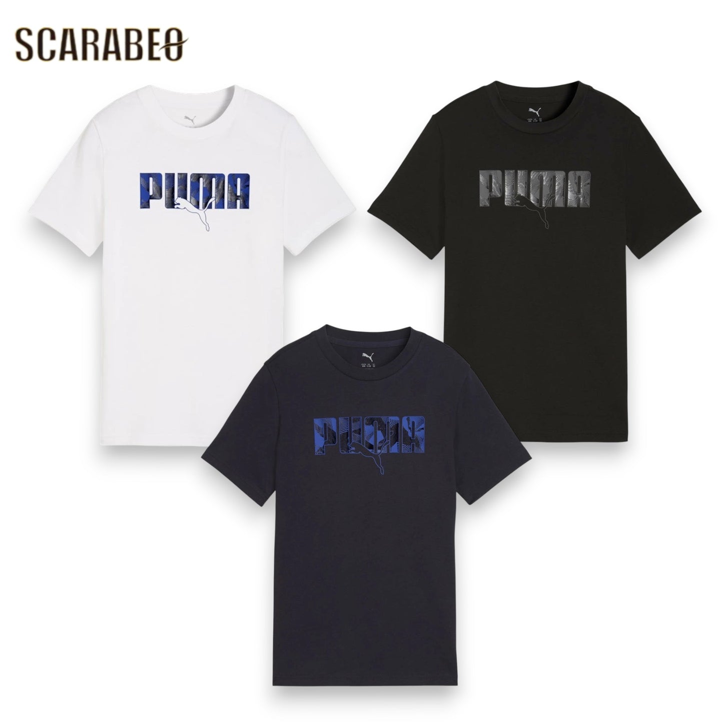 PUMA プーマ ジュニア 半袖 Tシャツ ESS LOGO LAB ストーリー 2 694254 キッズ トレーニングウェア ランニング スポーツ 子供用 140 150 160 吸汗 通学 694254