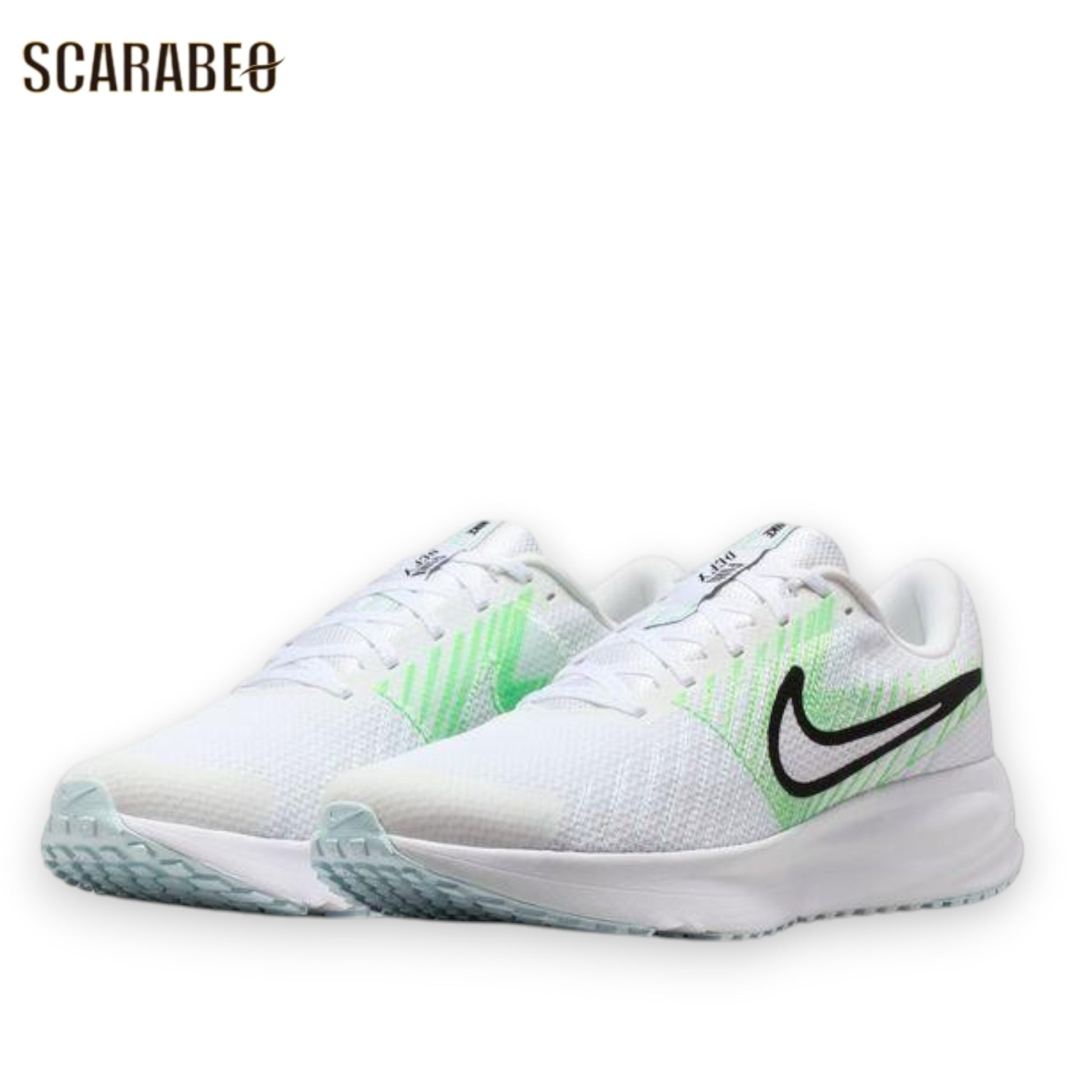 ナイキ ランニングシューズ メンズ デファイ NIKE HM9594-112 ロードランニング 軽量 クッション 通気性 スニーカー ホワイト ブラック hm9594-112