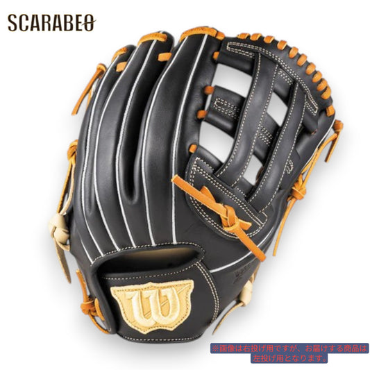 Wilson ウイルソン ソフトボール用 グラブ Bear DUAL L ブロンド×ブラック 小指2本入れ対応 親指パッド デュアル 即使用可能 初心者 中級者 グローブ wbw104518