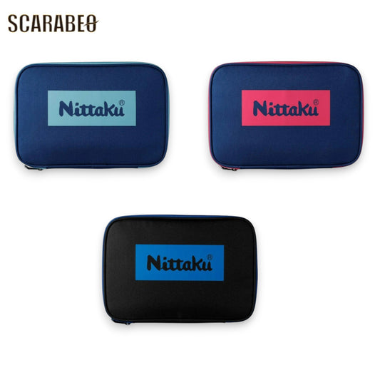 Nittaku ニッタク 卓球ラケットケース NK-7226 カラーロゴケース ラケット2本収納 卓球ケース メンテナンス収納 nk7226