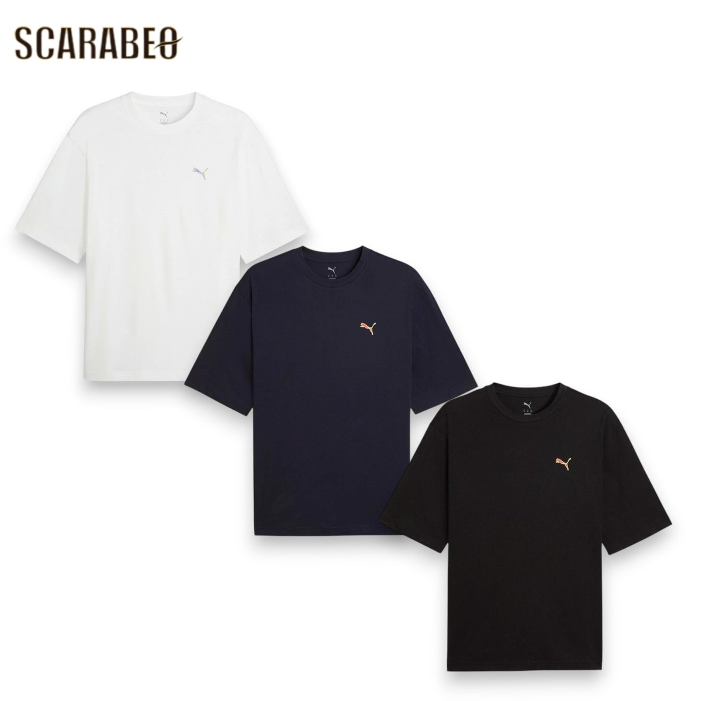 PUMAプーマメンズ半袖TシャツバックプリントグラフィックTシャツロゴT綿100％カジュアルスポーツウェア694044