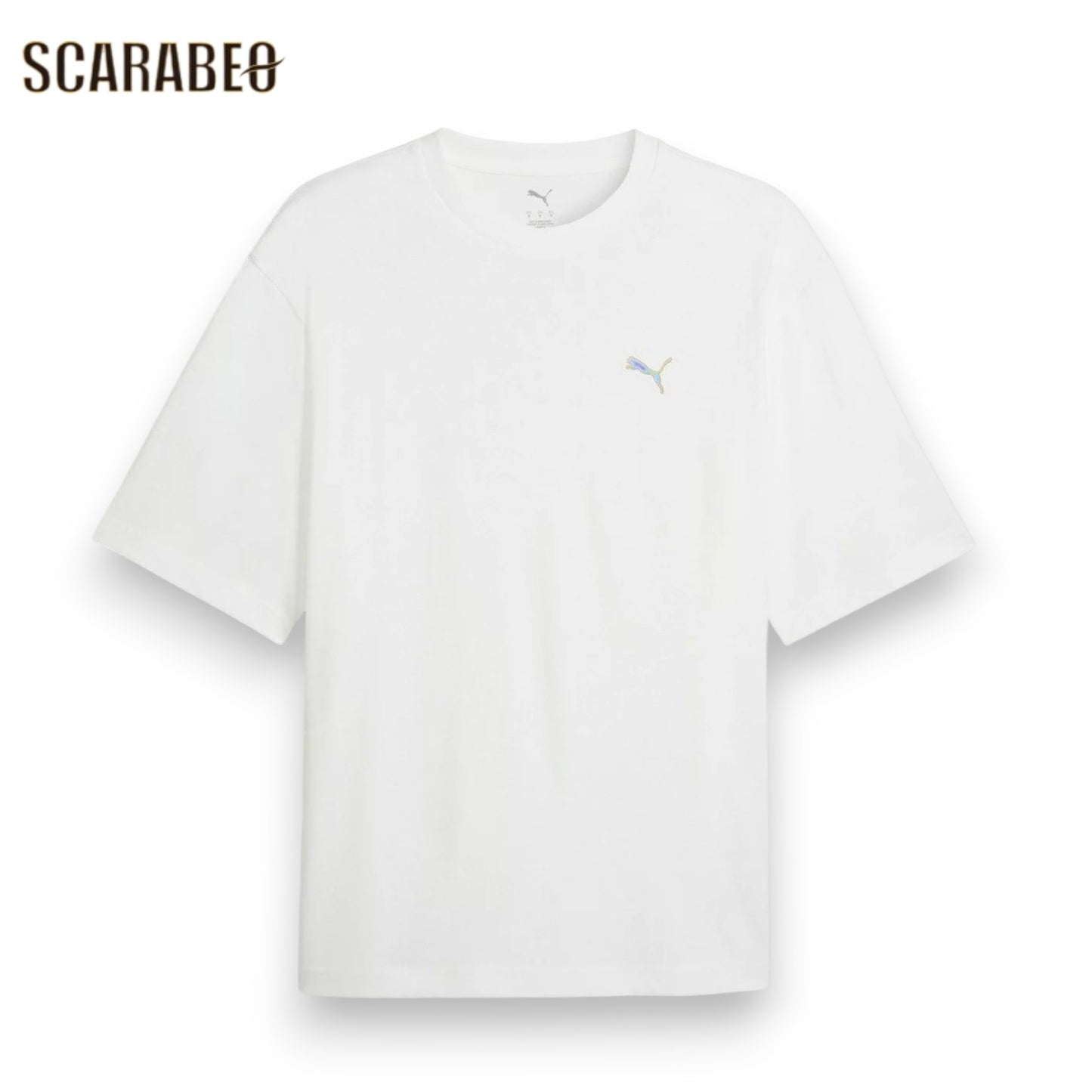 PUMAプーマメンズ半袖TシャツバックプリントグラフィックTシャツロゴT綿100％カジュアルスポーツウェア694044