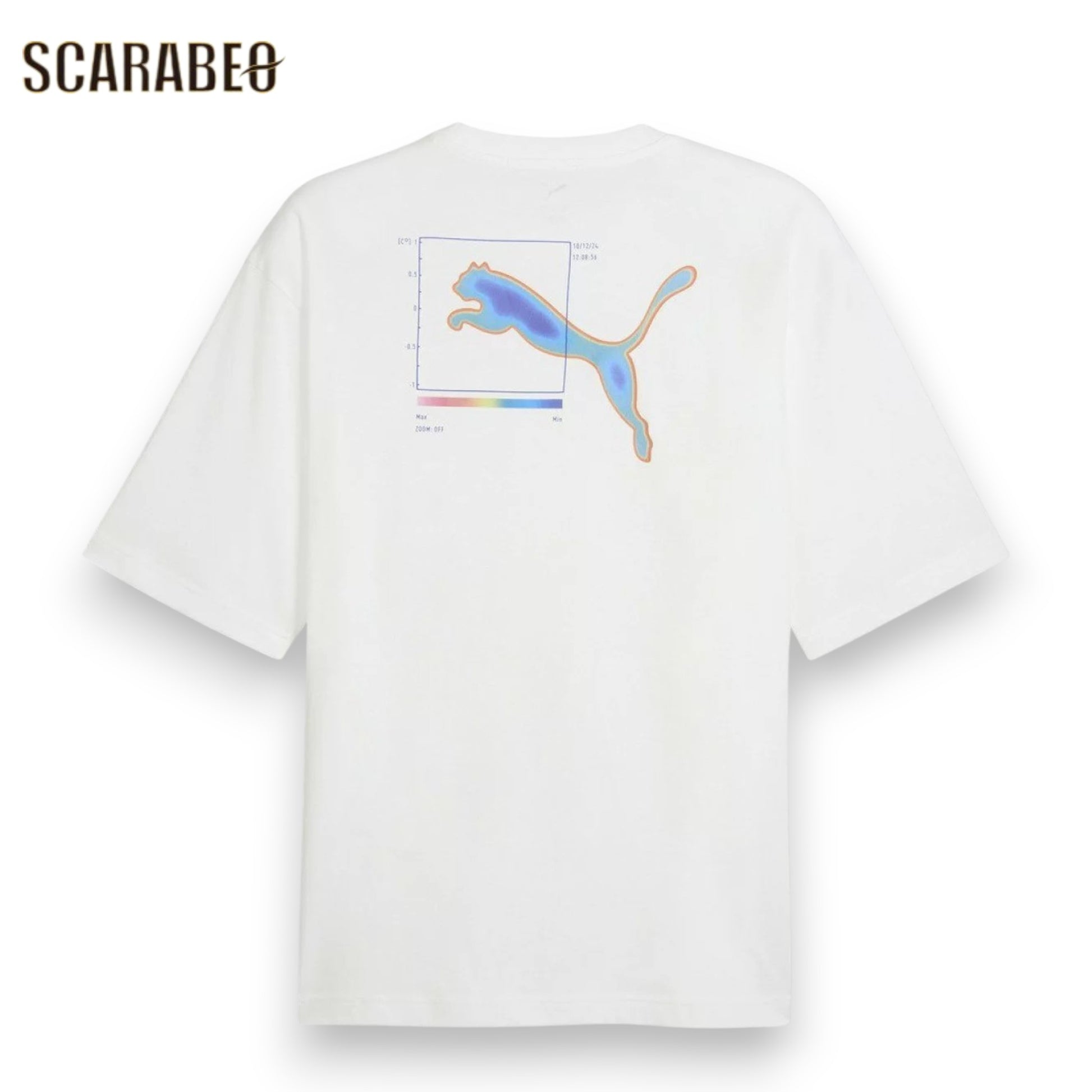 PUMAプーマメンズ半袖TシャツバックプリントグラフィックTシャツロゴT綿100％カジュアルスポーツウェア694044