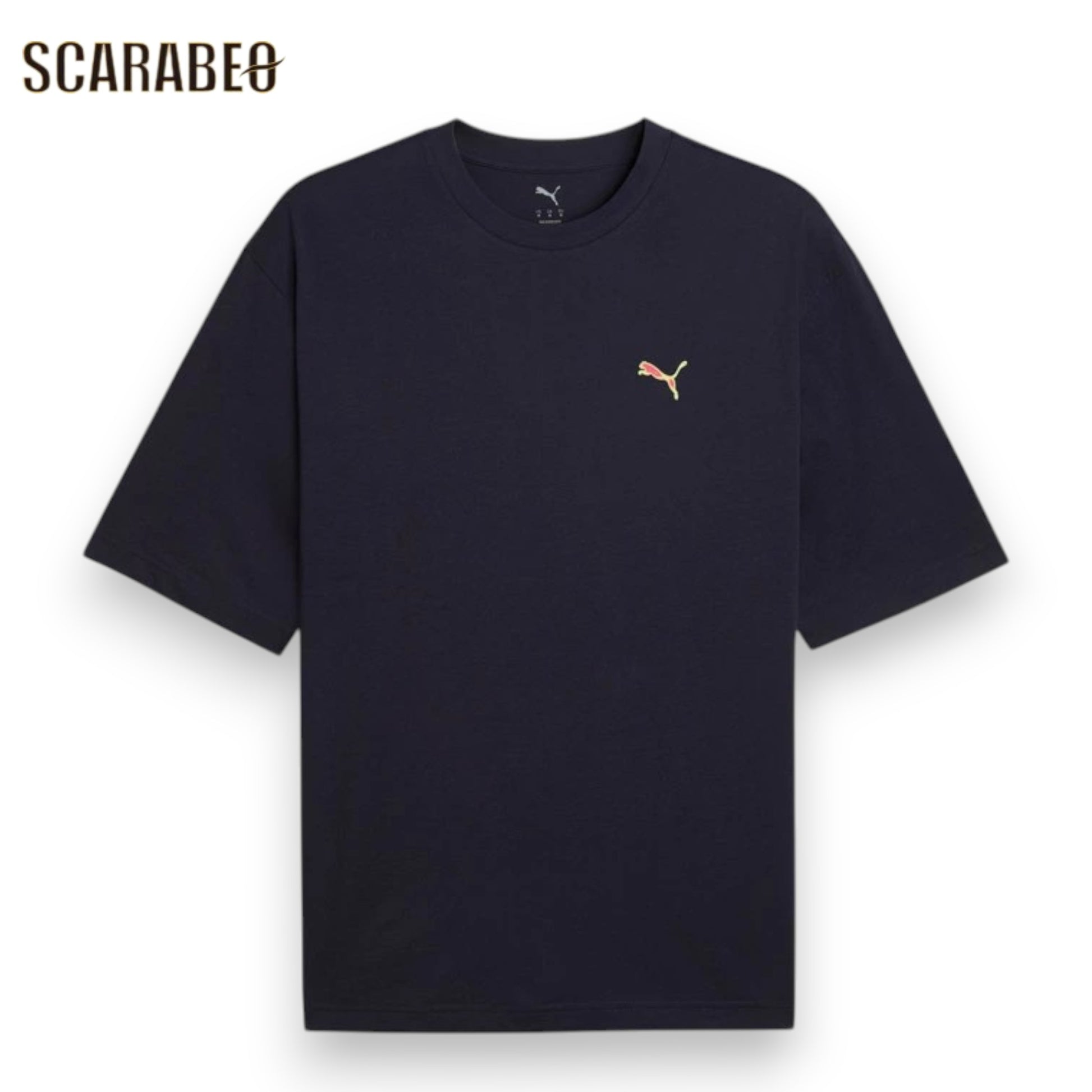 PUMAプーマメンズ半袖TシャツバックプリントグラフィックTシャツロゴT綿100％カジュアルスポーツウェア694044