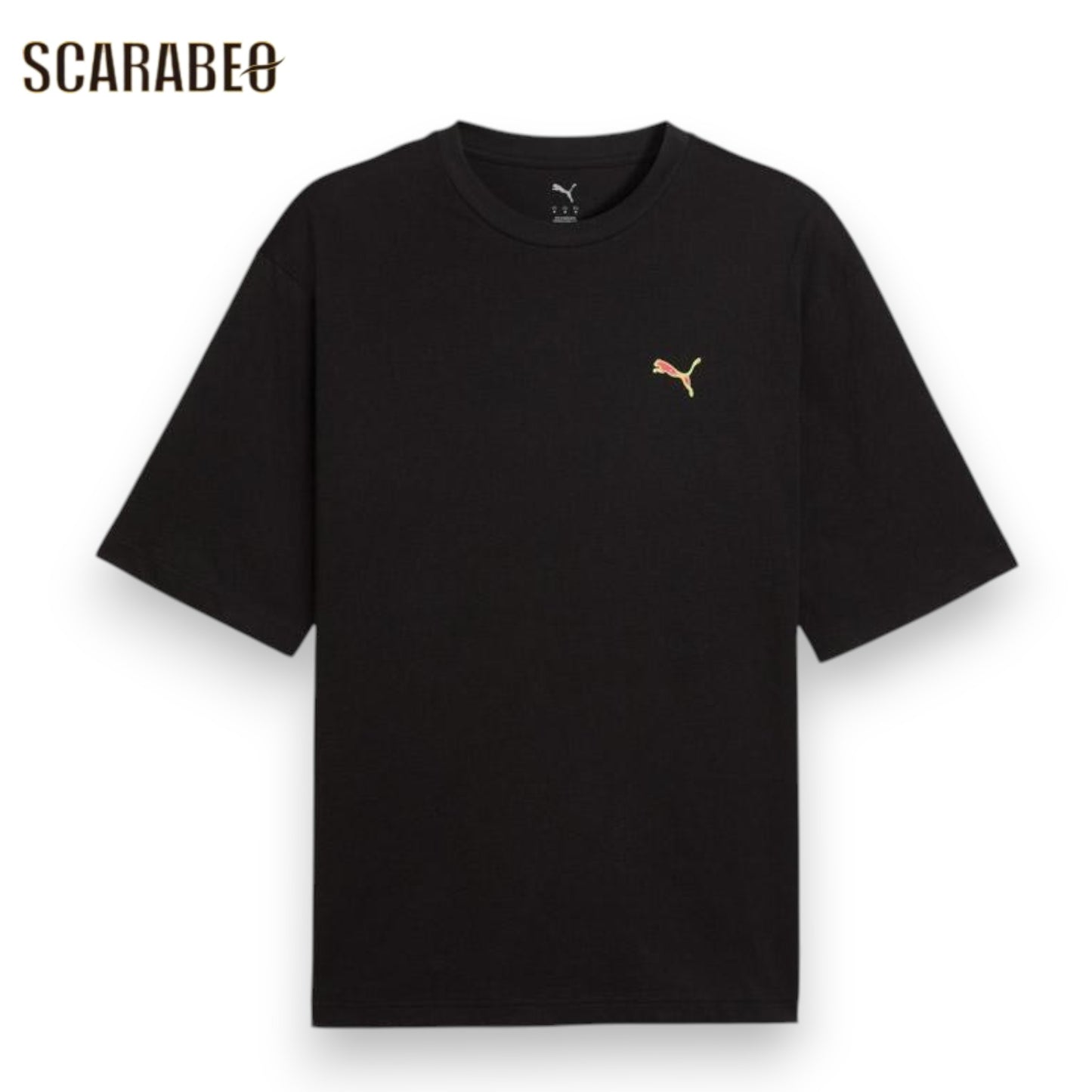 PUMAプーマメンズ半袖TシャツバックプリントグラフィックTシャツロゴT綿100％カジュアルスポーツウェア694044