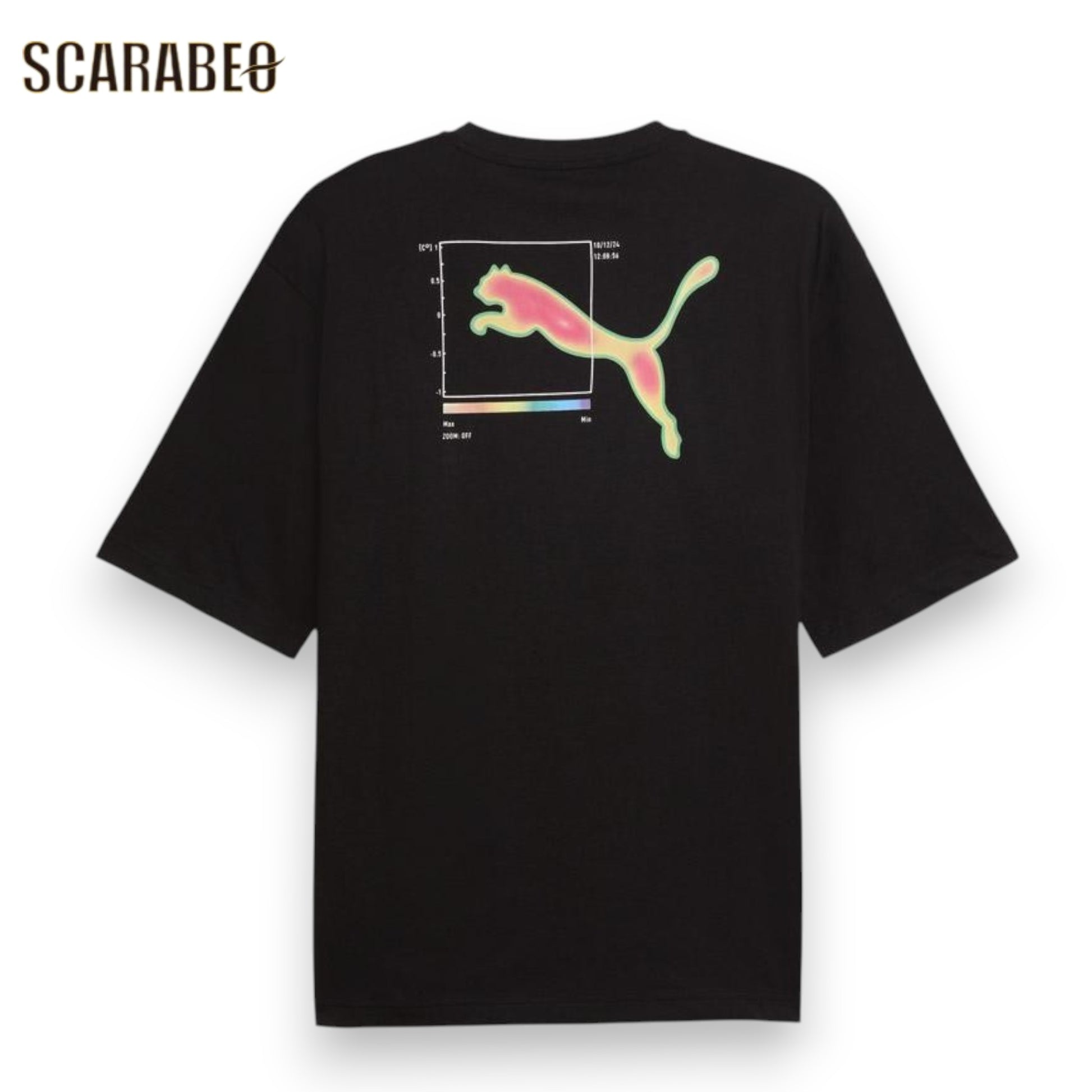 PUMAプーマメンズ半袖TシャツバックプリントグラフィックTシャツロゴT綿100％カジュアルスポーツウェア694044
