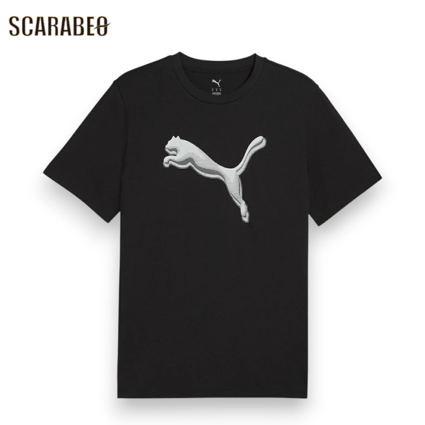 PUMAプーマメンズ半袖TシャツキャットロゴTシャツビッグロゴグラフィックTシャツ綿100％スポーツウェアカジュアル694083