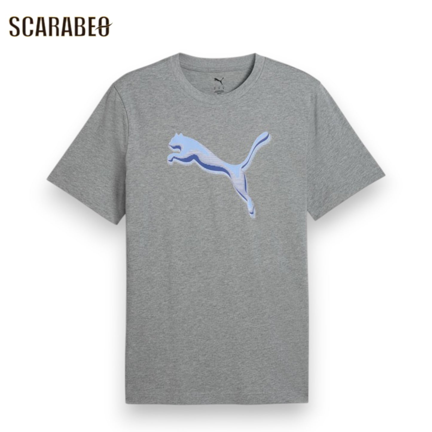 PUMAプーマメンズ半袖TシャツキャットロゴTシャツビッグロゴグラフィックTシャツ綿100％スポーツウェアカジュアル694083