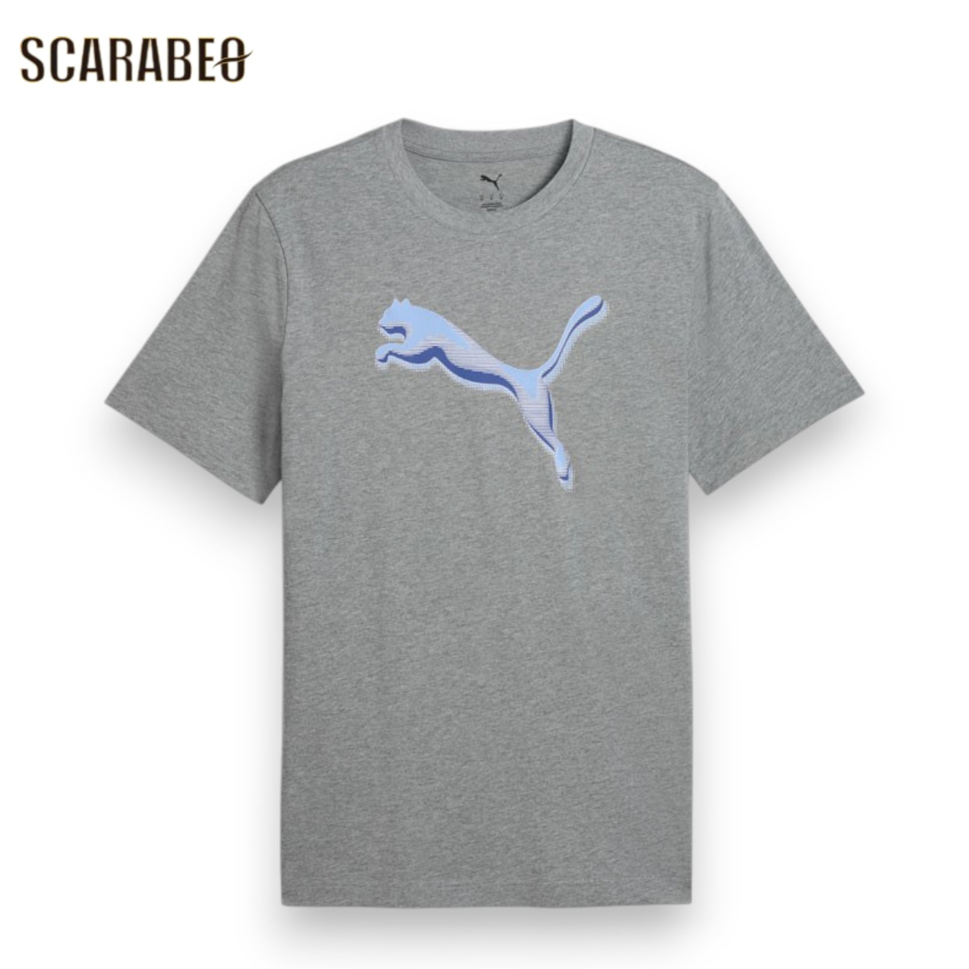 PUMAプーマメンズ半袖TシャツキャットロゴTシャツビッグロゴグラフィックTシャツ綿100％スポーツウェアカジュアル694083