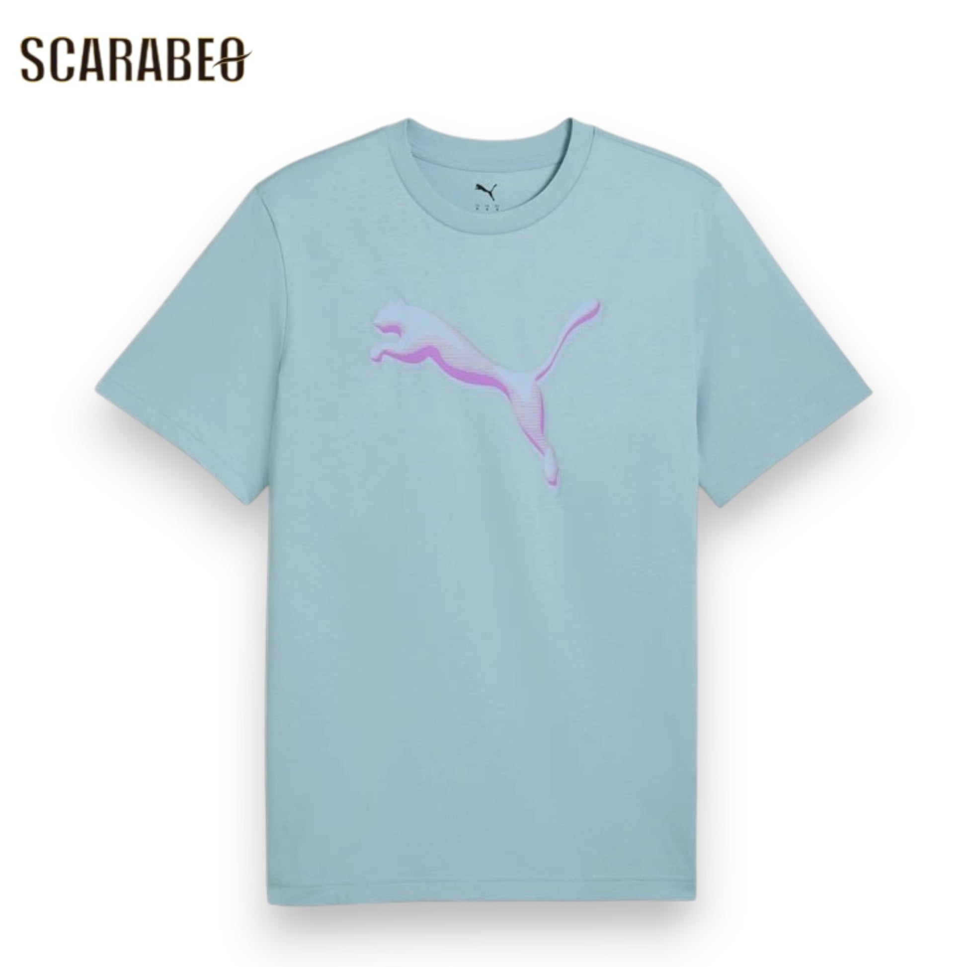 PUMAプーマメンズ半袖TシャツキャットロゴTシャツビッグロゴグラフィックTシャツ綿100％スポーツウェアカジュアル694083