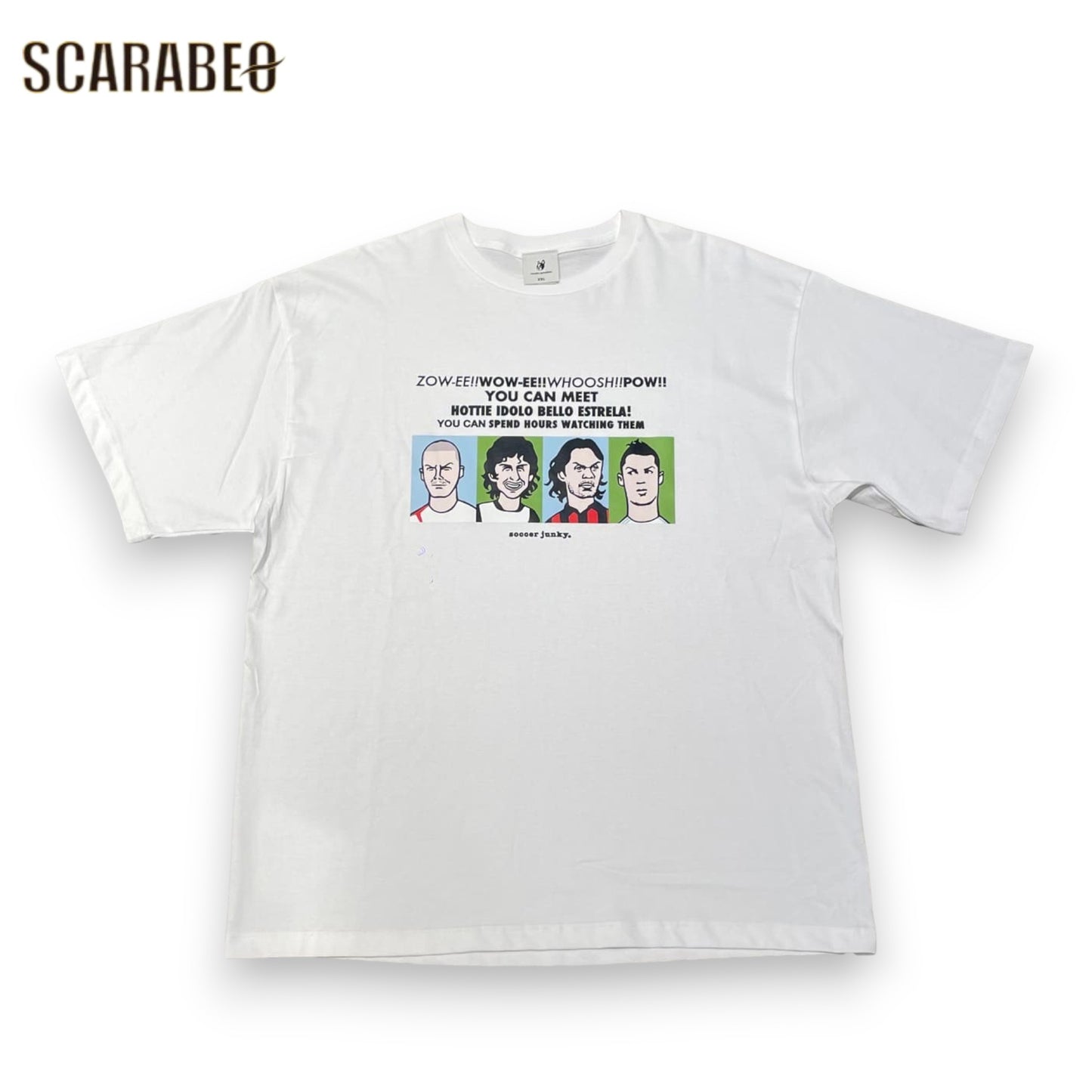 SoccerJunkyサッカージャンキー半袖TシャツメンズイケメンパラダイスJERRYコラボプレミアムTEE綿100％サッカーカジュアルjr26b30