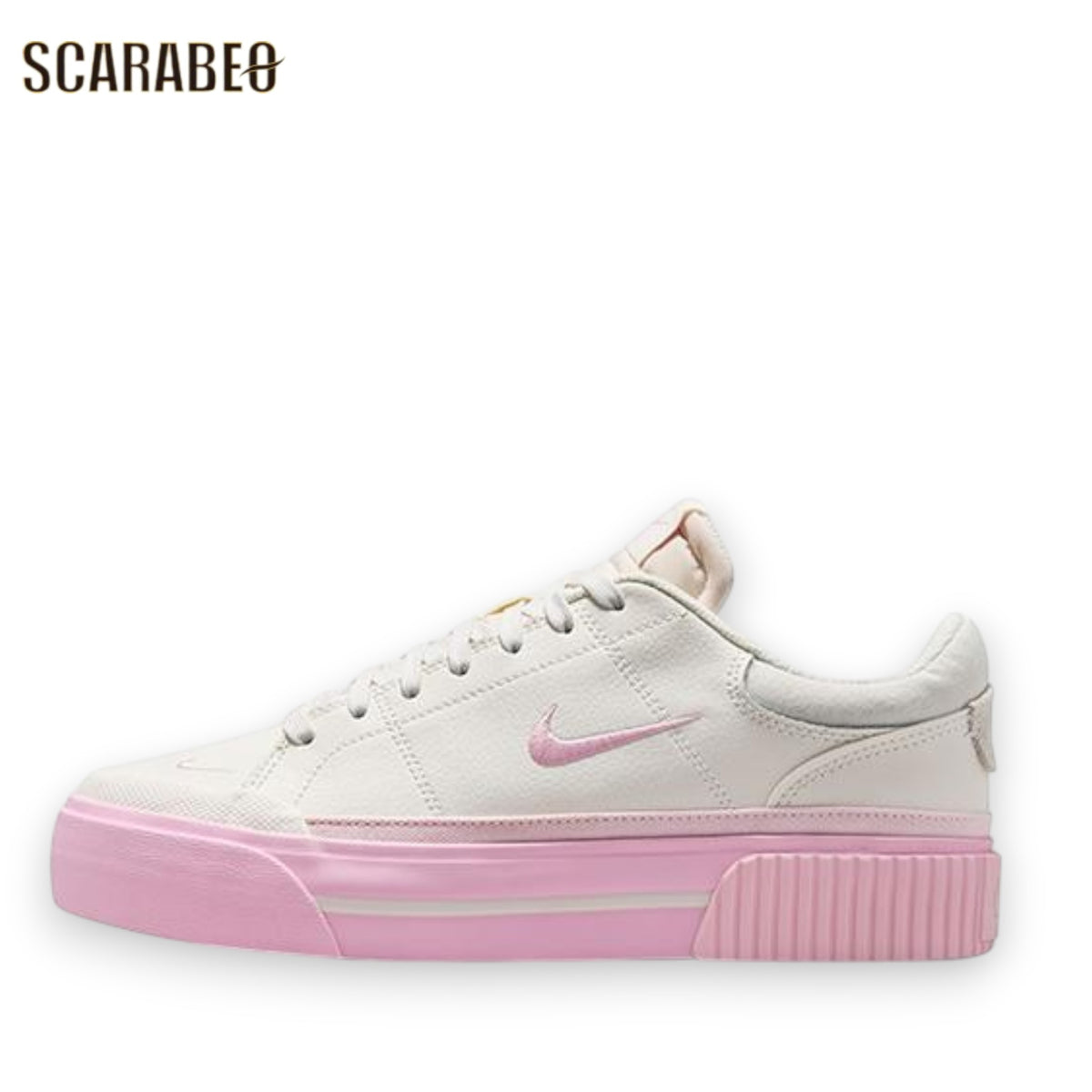 NIKE ナイキ コート レガシー リフト VS レディース 厚底 スニーカー 白 ホワイト ピンク プラットフォーム シューズ カジュアル 靴 iv2039-100 iv2039-100