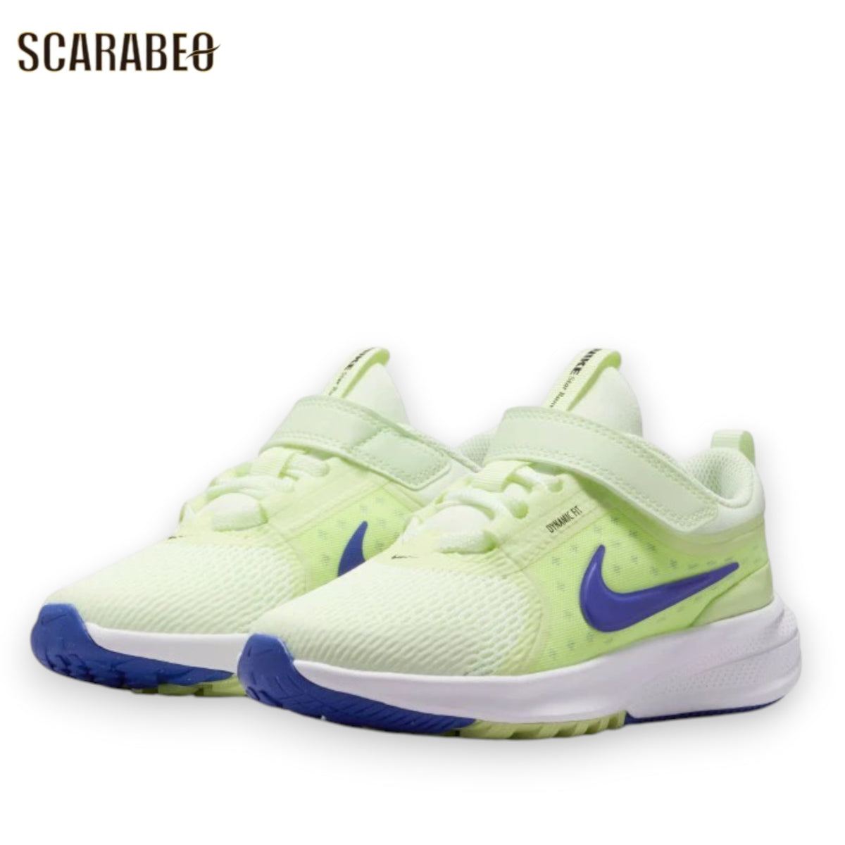 NIKE ナイキ スター ランナー 5 PS キッズ ジュニア スニーカー ベルクロ ランニングシューズ イエロー 軽量 通気性 子供靴 hf7005-700