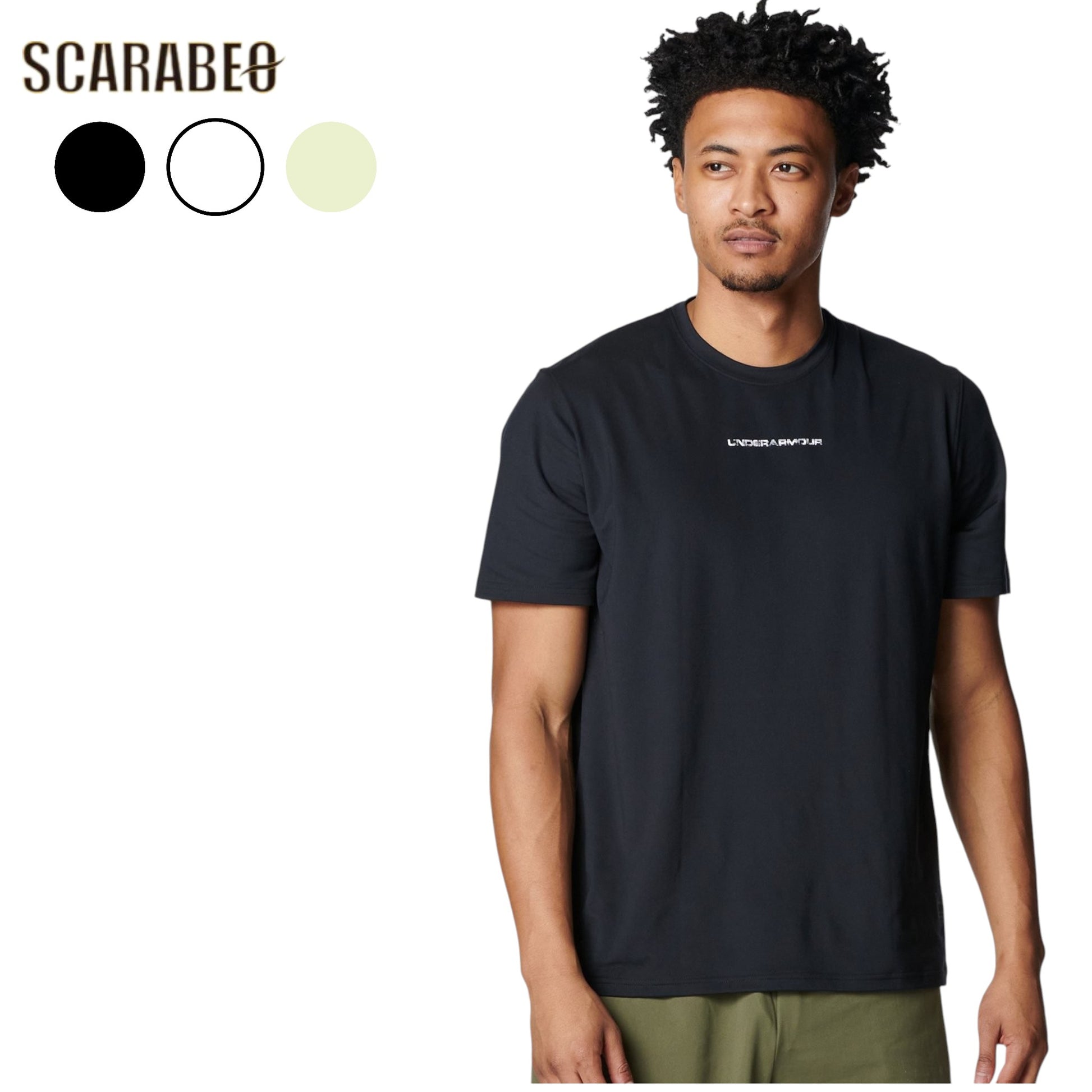 UNDER ARMOUR アンダーアーマー UAモチベート グラフィック ショートスリーブ Tシャツ メンズ 半袖 トレーニング ランニング 吸汗速乾 ストレッチ 6012574