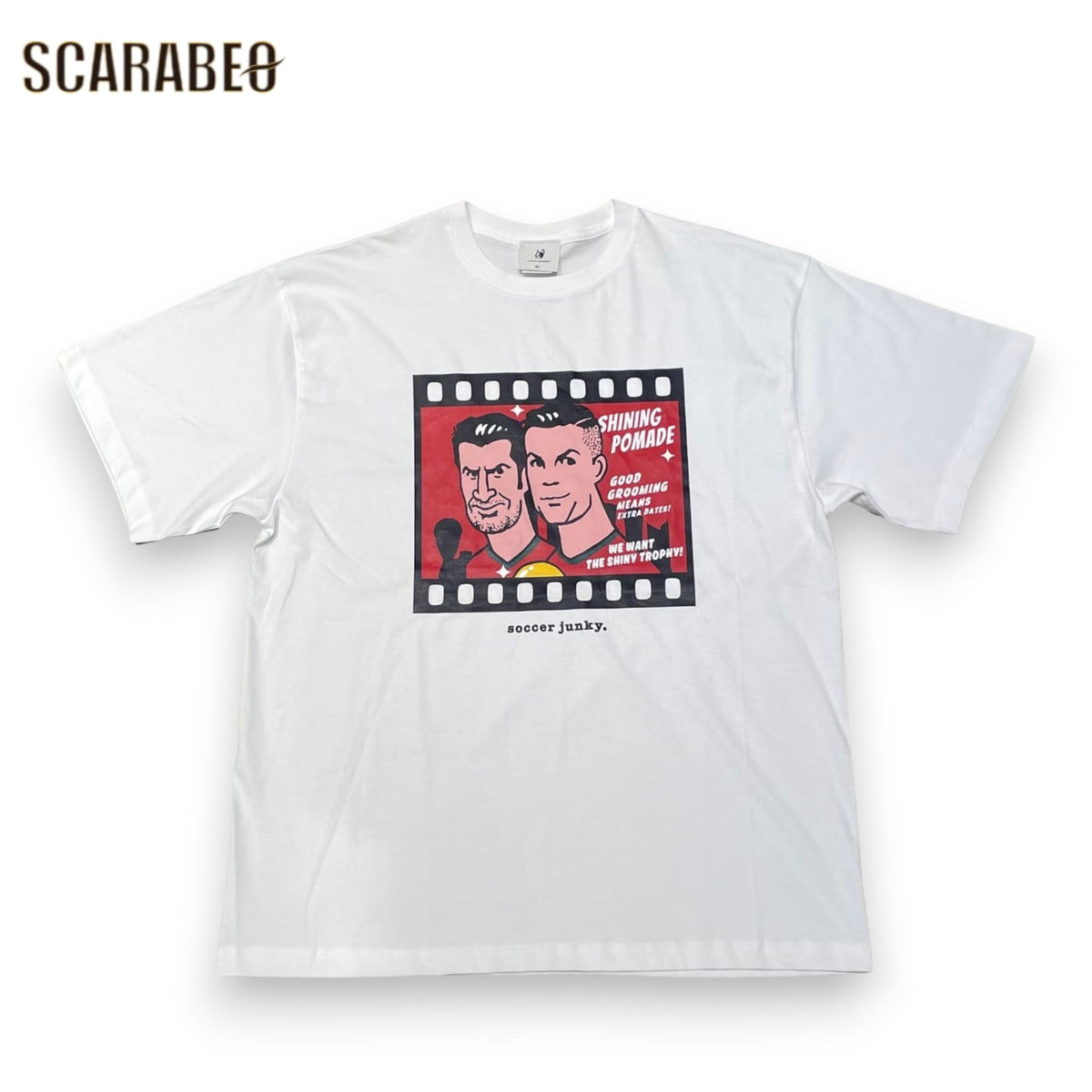 Soccer Junky サッカージャンキー 半袖Tシャツ POR+10 プレミアムTEE メンズ JERRYコラボ サッカー フットサル カジュアル 綿100％ jr26c00