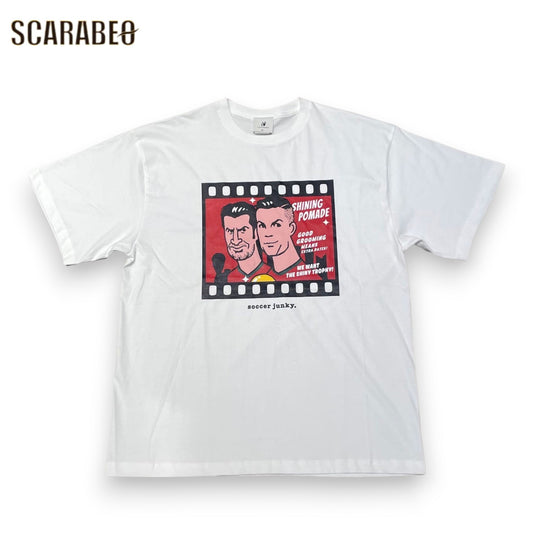 Soccer Junky サッカージャンキー 半袖Tシャツ POR+10 プレミアムTEE メンズ JERRYコラボ サッカー フットサル カジュアル 綿100％ jr26c00